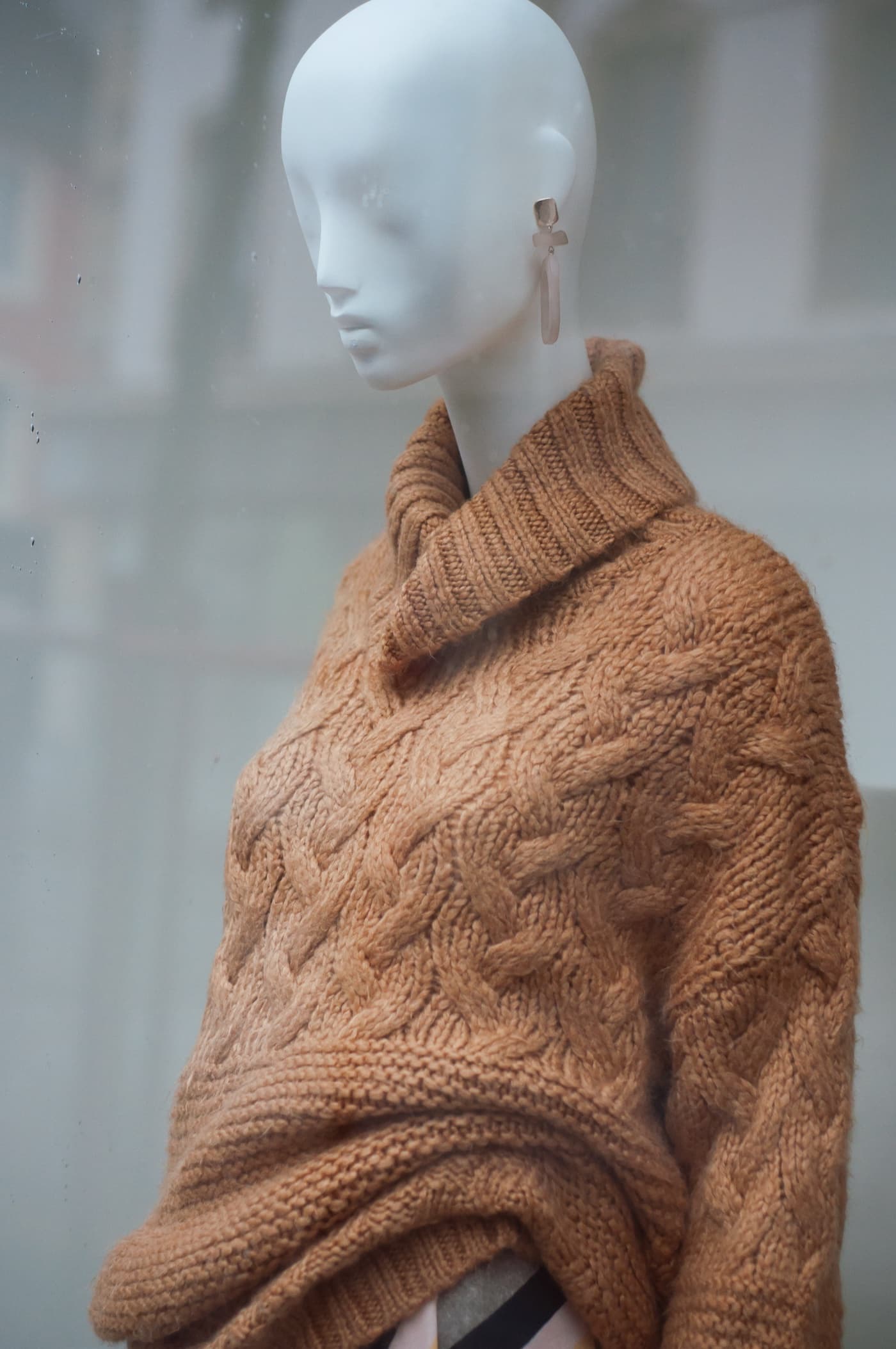 Knitwear mannequin display